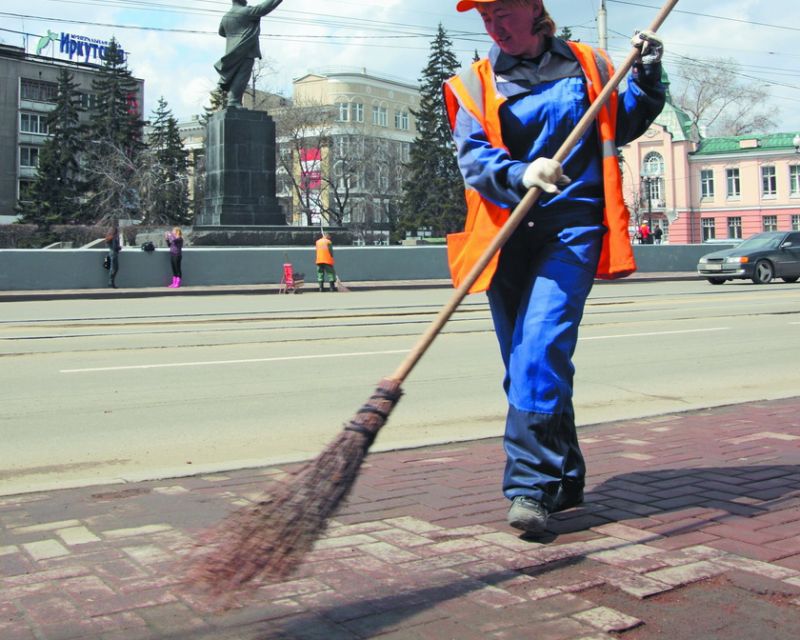 Картинки дворника с метлой